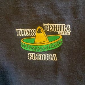 Taco & Tequila Cantina Short Sleeve Black T-Shirt